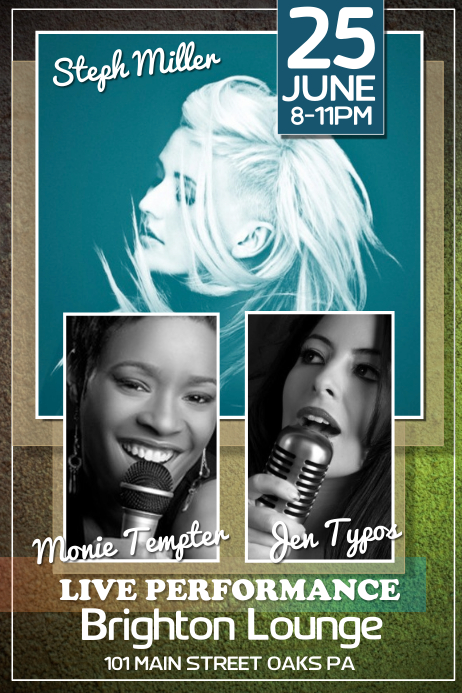 Live Performance Template | PosterMyWall