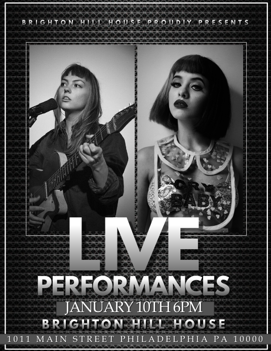 Live Performance Template | PosterMyWall