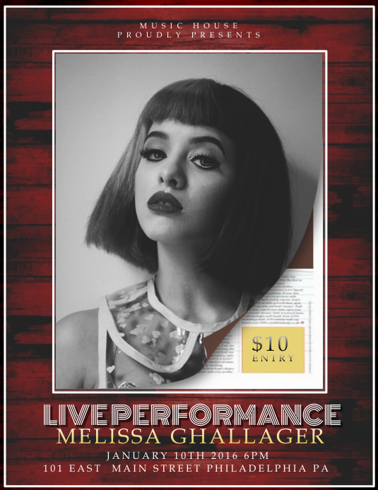 Live Performance Template | PosterMyWall