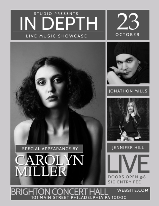 Performace Poster Live performance Template | PosterMyWall
