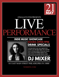 Live Performance Template | PosterMyWall