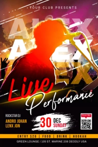 480+ Free Templates for 'Live performance banner' | PosterMyWall