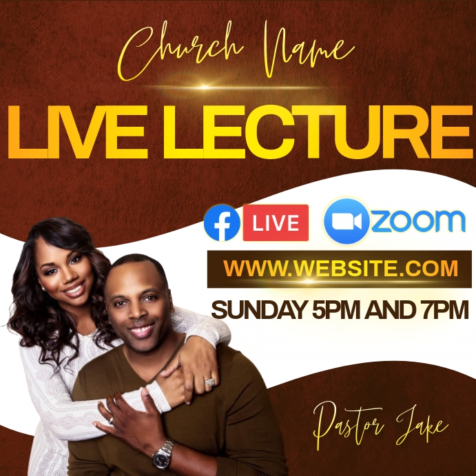 LIVE SERMON AD INSTAGRAM TEMPLATE | PosterMyWall