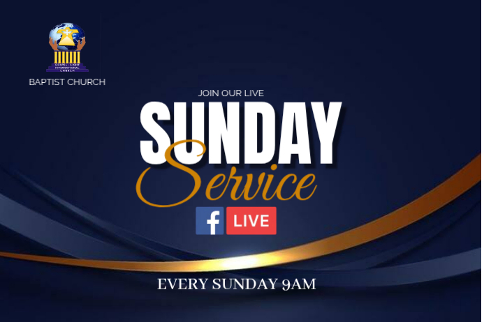 LIVE SERVICE Template | PosterMyWall