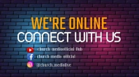 live stream banner Digitalt display (16:9) template