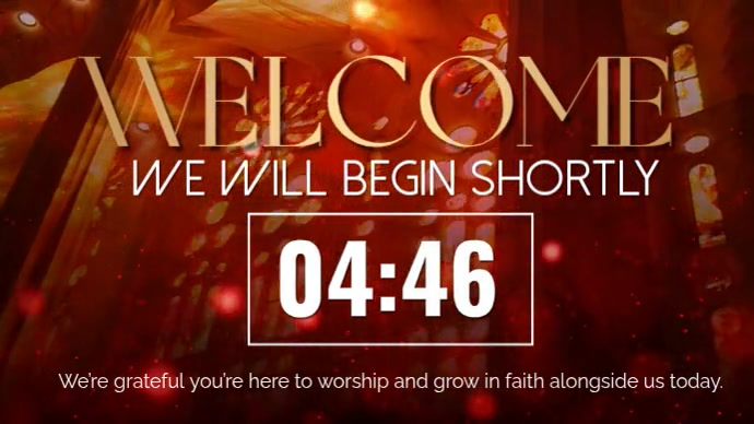 Church Countdown Template | PosterMyWall