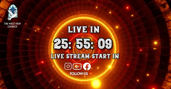 Church Live Stream Countdown Template | PosterMyWall