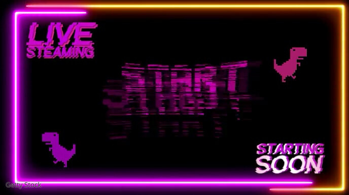 Live Stream Starting Soon Overlay Template | PosterMyWall