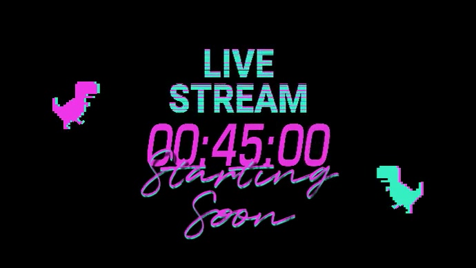 Live Stream Starting Soon Overlay Template | PosterMyWall