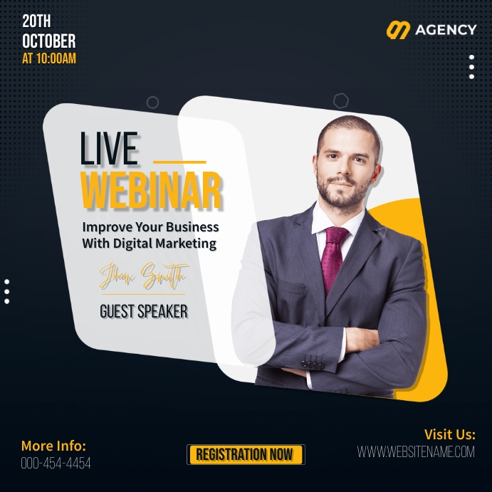 Live Streaming Template | PosterMyWall