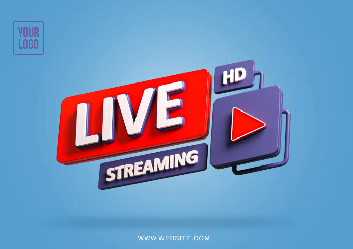 live streaming Template | PosterMyWall