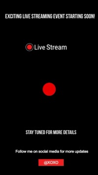 Plantilla de live streaming invitation | PosterMyWall
