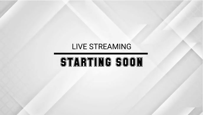 Live Streaming Strating Soon YouTube Thumbnail template