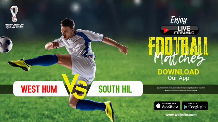 Football Match Streaming Template | PosterMyWall