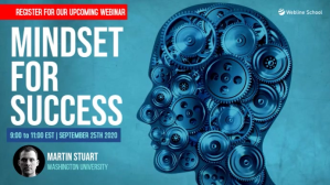 สีเทอร์ควอยซ์ Mindset for Success Webinar Umbukiso Wedijithali Template