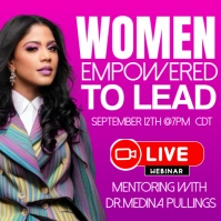 live webinar Instagram Post template