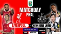 LIVERPOOL VS NEWCASTLE UNITED TWITTER POST template