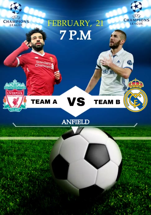 LIVERPOOL VS REAL MADRID (1) A5 template