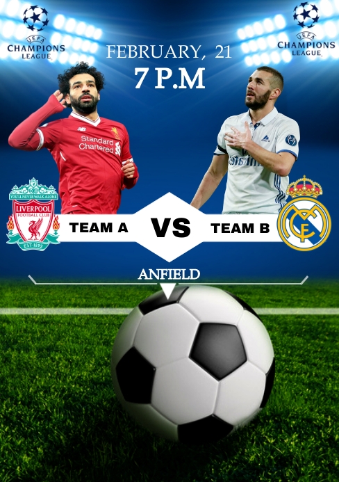 LIVERPOOL VS REAL MADRID A5 template