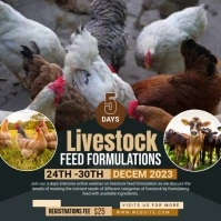 livestock feed Formulation Open Seminar Instagram 帖子 template