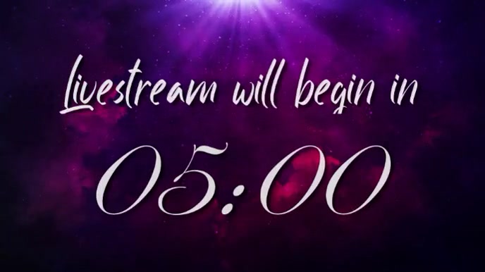 livestream countdown video Template | PosterMyWall