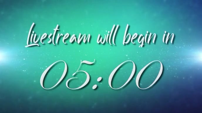 livestream countdown video Template | PosterMyWall