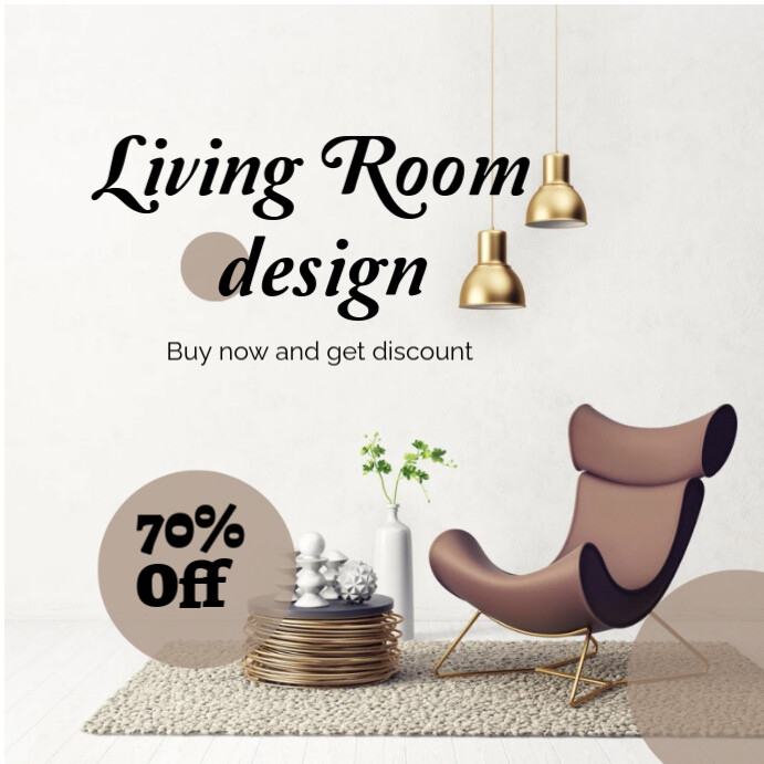 Copy of Living Room design | PosterMyWall