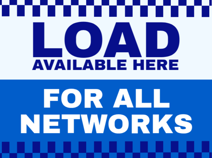 Plantilla de Load Available Sign | PosterMyWall