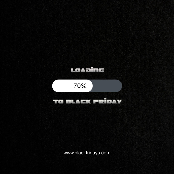 Plantilla de Loading to Black Friday | PosterMyWall