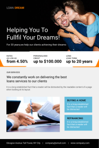 Example Financing Poster Finance And Loan Service Poster Template | PosterMyWall