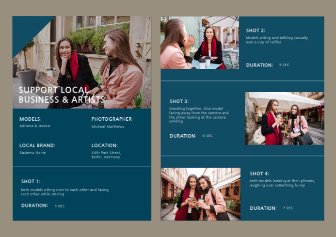 6+ Free Storyboard Templates | PosterMyWall