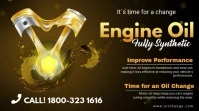 Local Car Oil Change Advertisement Video Ecrã digital (16:9) template
