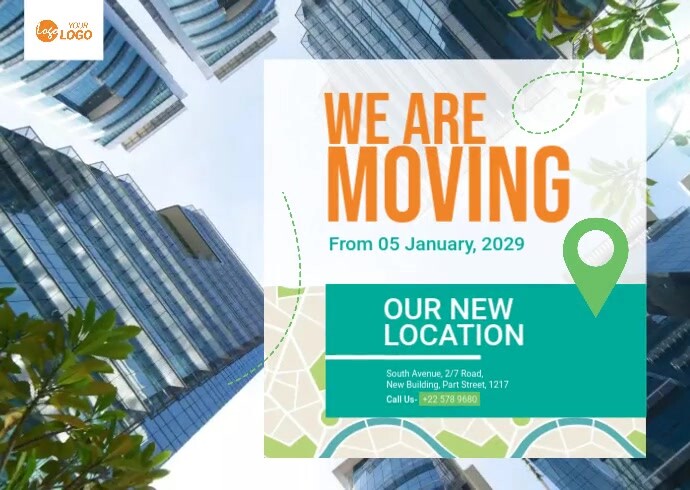 Relocating Advertisement Examples Location Change Ad Template | PosterMyWall