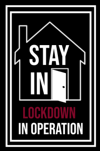 LOCKDOWN Template PosterMyWall