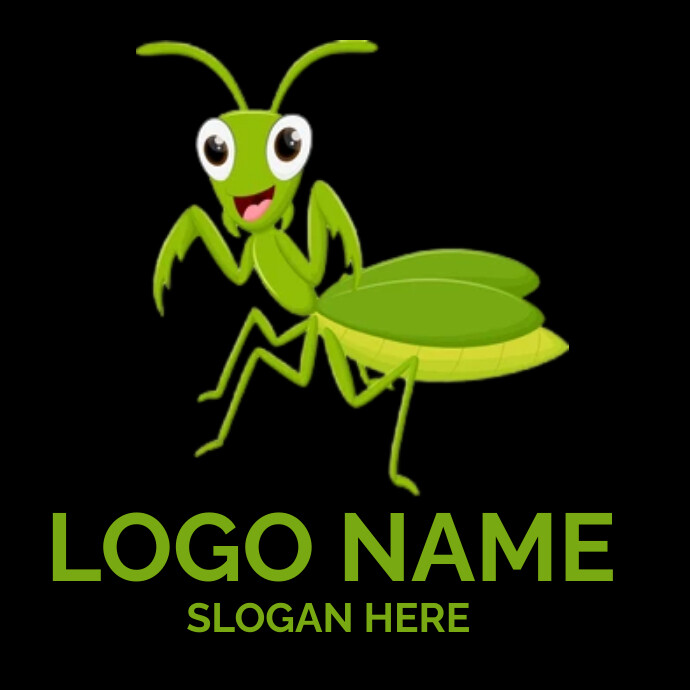 locusts logo, cannabis logo, insect logo Template | PosterMyWall