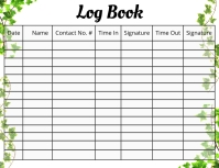 Log Book Model Log Book Template | PosterMyWall