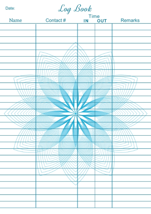 Log Book sheet template | PosterMyWall