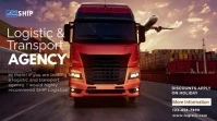 LOGISTIC and transport Digital Display (16:9) template