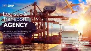 Brun Logistics and Transport Agency Promotion Digital Display Template