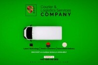 Logistic Company Poster template