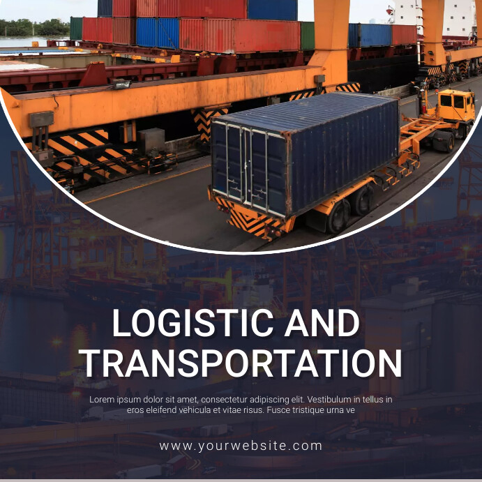 logistic Template | PosterMyWall