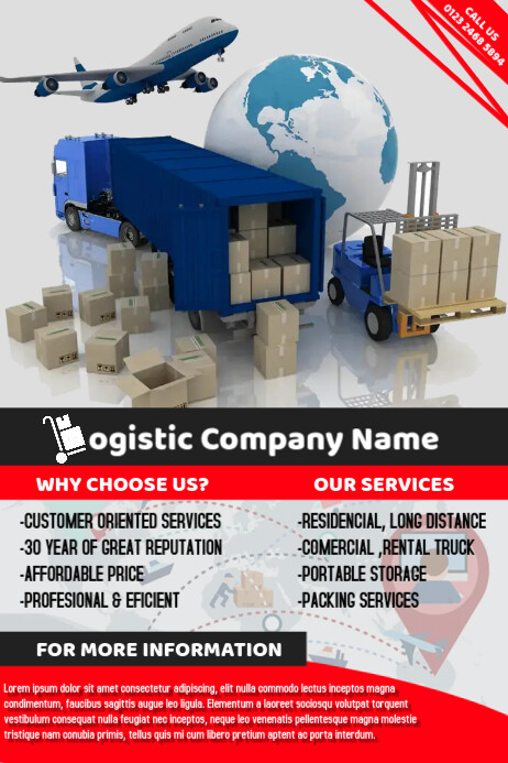 LOGISTIC Template | PosterMyWall