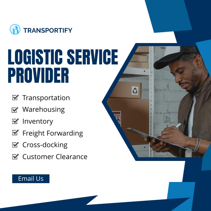 Logistic Service template | PosterMyWall
