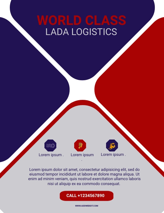 LOGISTICS AD Template | PosterMyWall