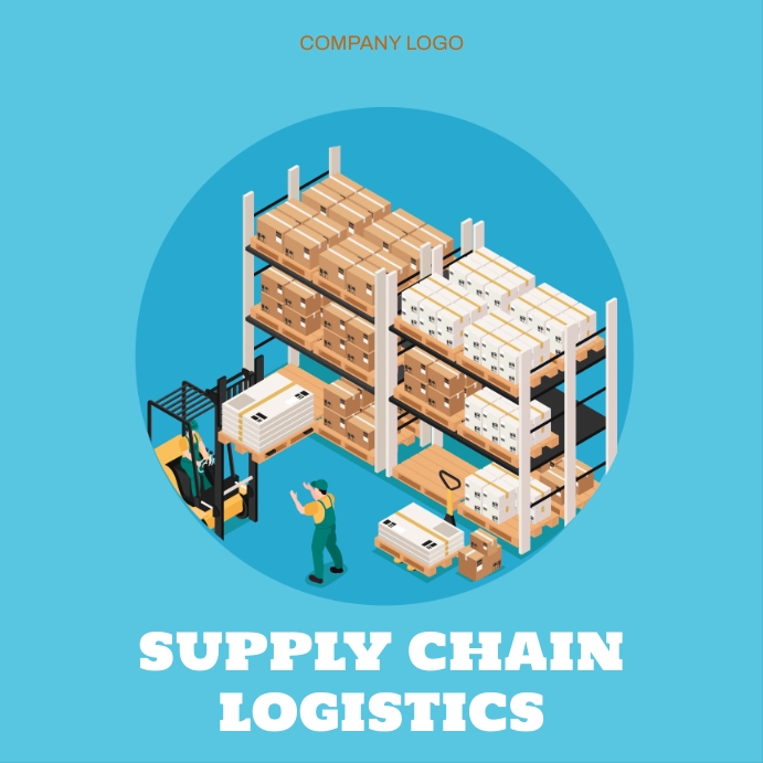 Logistics and supply chain flyer template | PosterMyWall
