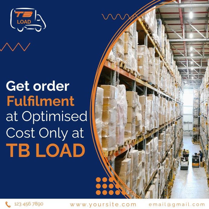 Logistics company Instagram Plasing template