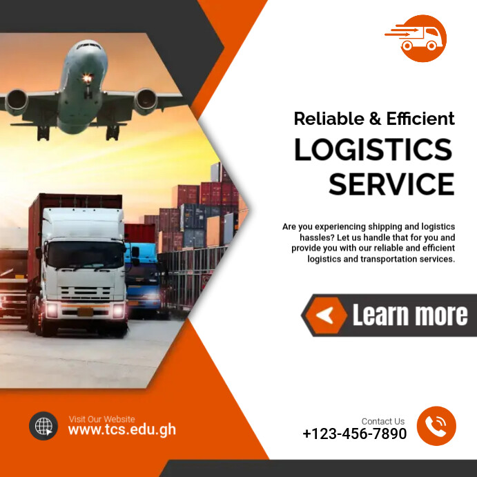 Logistics Template | PosterMyWall