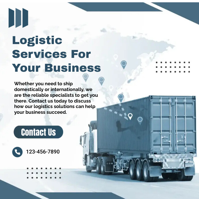 Copy of Logistics | PosterMyWall