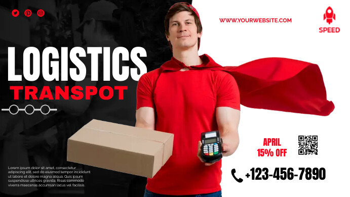 Logistics Template | PosterMyWall