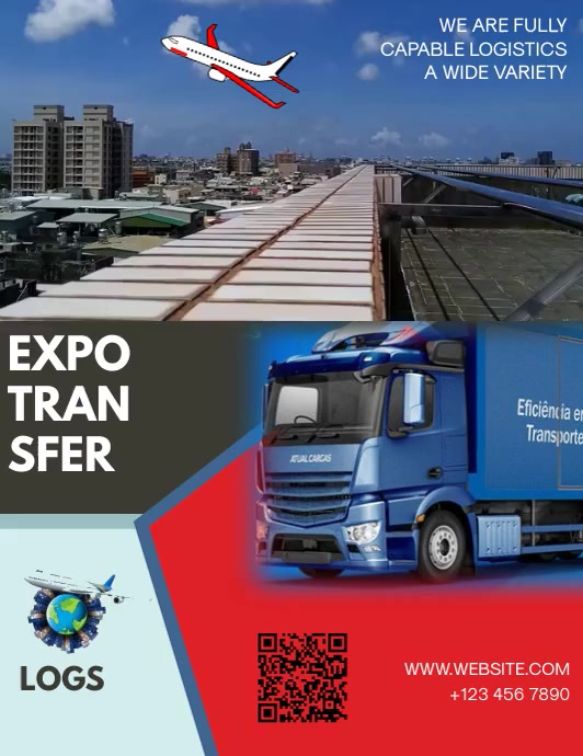 LOGISTICS FLYER DESIGN Pamflet (VSA Brief) template